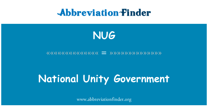 National Unity Government的定义