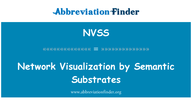 Network Visualization by Semantic Substrates的定义