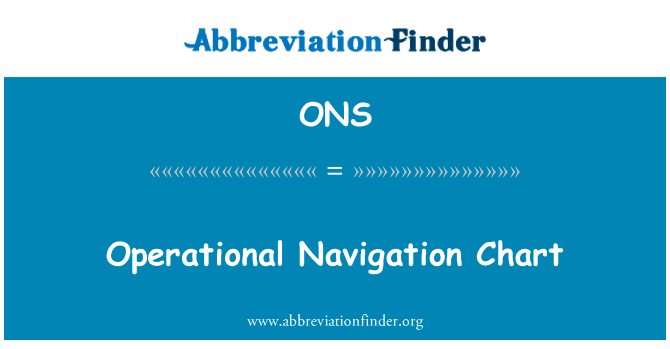 业务导航图英文定义是Operational Navigation Chart,首字母缩写定义是ONS