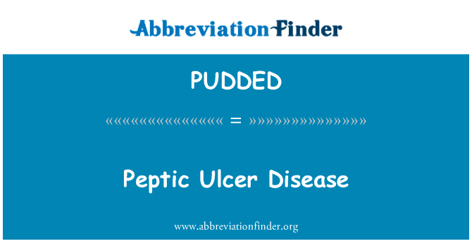 Peptic Ulcer Disease的定义