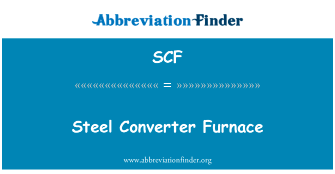 Steel Converter Furnace的定义