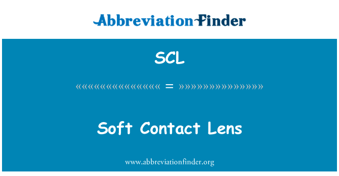 Soft Contact Lens的定义