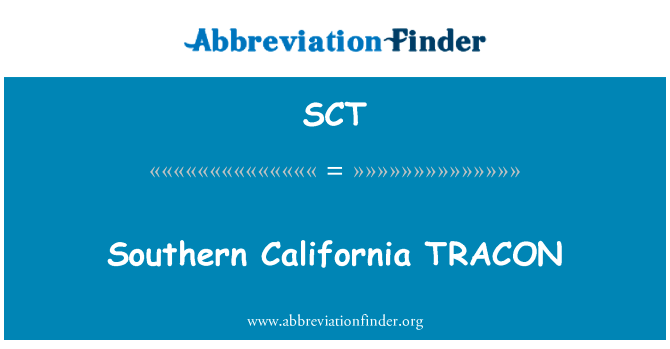 Southern California TRACON的定义