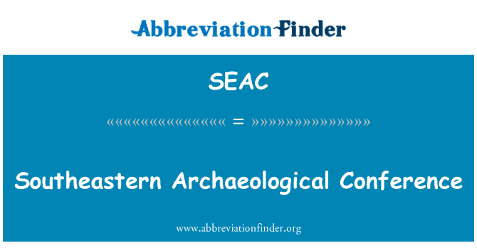 Southeastern Archaeological Conference的定义