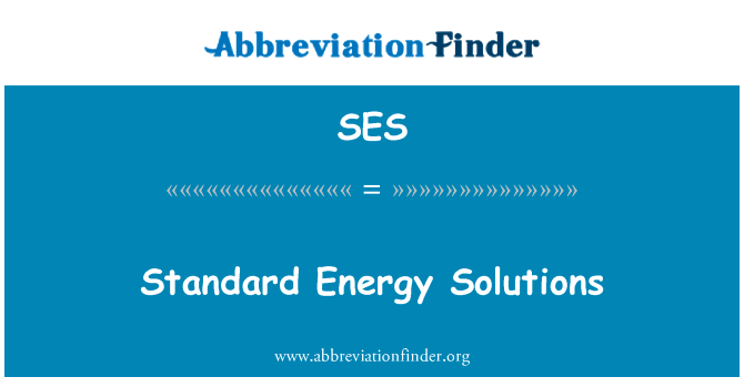 Standard Energy Solutions的定义