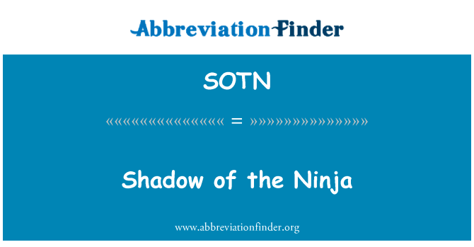 Shadow of the Ninja的定义