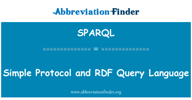 Simple Protocol and RDF Query Language的定义
