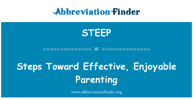 Steps Toward Effective, Enjoyable Parenting的定义