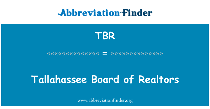 Tallahassee Board of Realtors的定义