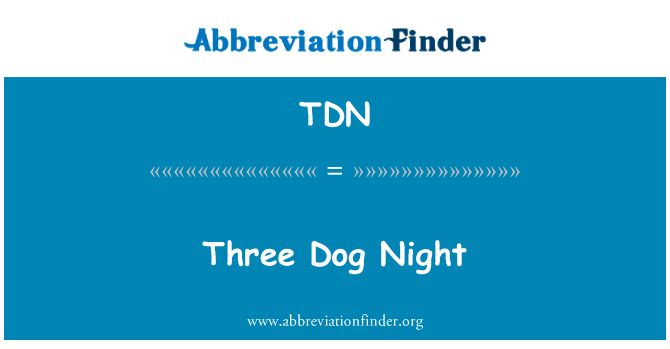 Three Dog Night的定义