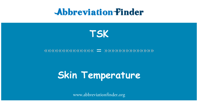 Skin Temperature的定义
