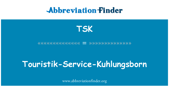 Touristik-Service-Kuhlungsborn的定义