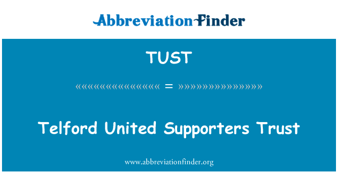 Telford United Supporters Trust的定义