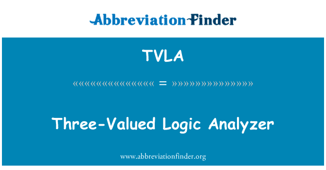 Three-Valued Logic Analyzer的定义