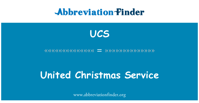 United Christmas Service的定义