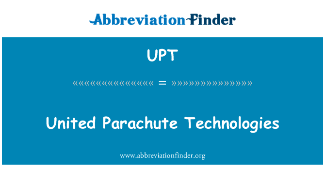 United Parachute Technologies的定义