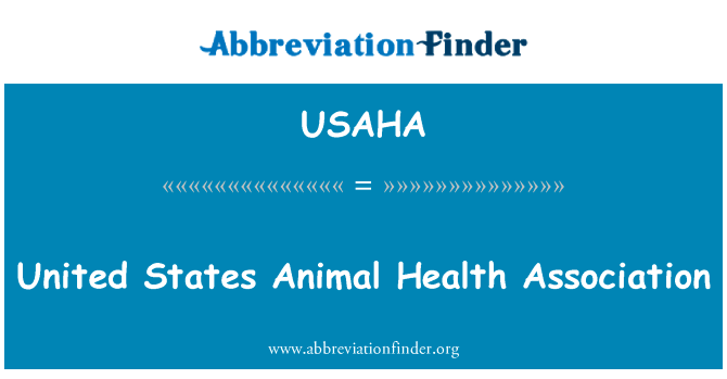 United States Animal Health Association的定义
