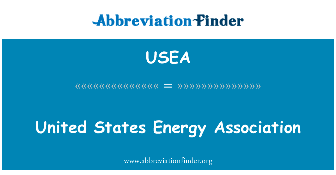美国能源协会英文定义是United States Energy Association,首字母缩写定义是USEA