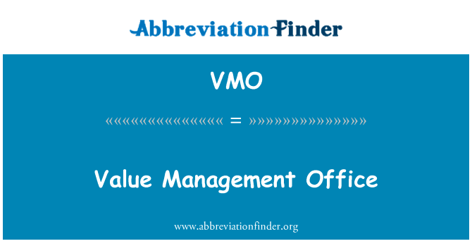 Value Management Office的定义