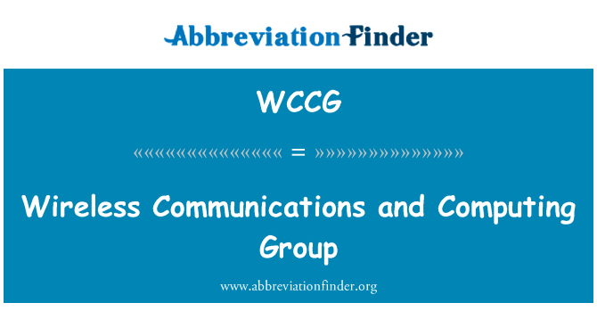 Wireless Communications and Computing Group的定义
