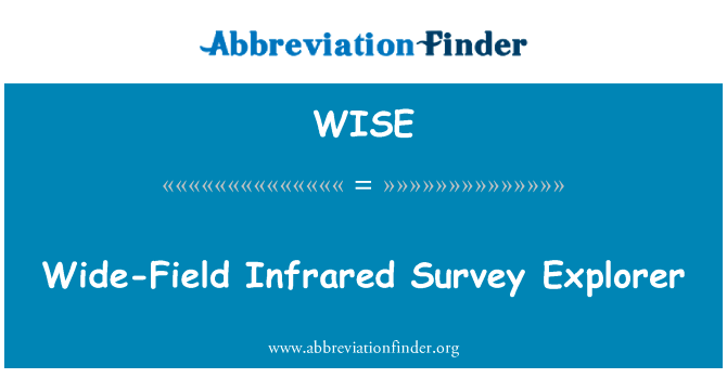 Wide-Field Infrared Survey Explorer的定义