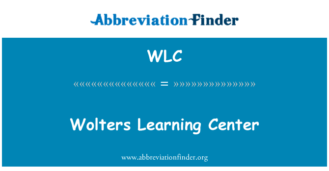 Wolters Learning Center的定义