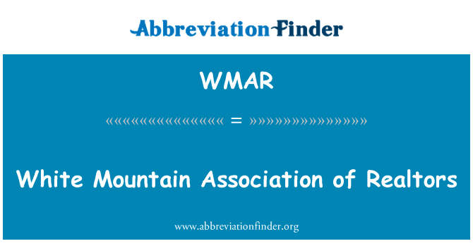 White Mountain Association of Realtors的定义