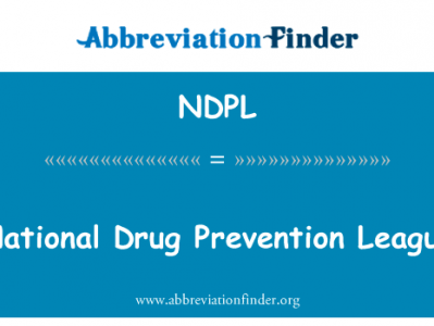 国家药物预防联盟英文定义是National Drug Prevention League,首字母缩写定义是NDPL