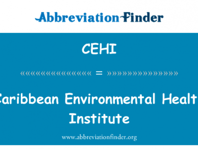 加勒比环境健康研究所英文定义是Caribbean Environmental Health Institute,首字母缩写定义是CEHI