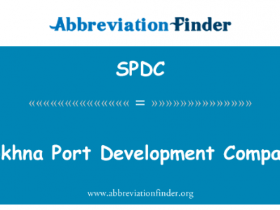 因苏赫纳港口开发公司英文定义是Sokhna Port Development Company,首字母缩写定义是SPDC