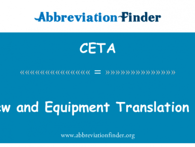 船员和设备翻译援助英文定义是Crew and Equipment Translation Aid,首字母缩写定义是CETA