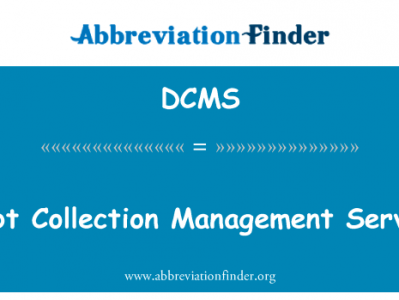 债务集合管理服务英文定义是Debt Collection Management Service,首字母缩写定义是DCMS