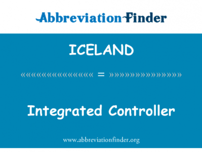 集成的控制器英文定义是Integrated Controller,首字母缩写定义是ICELAND