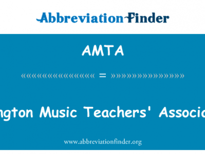 阿灵顿音乐教师协会英文定义是Arlington Music Teachers' Association,首字母缩写定义是AMTA