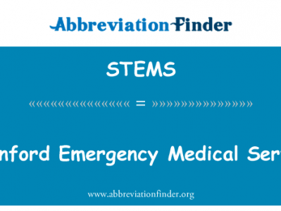 斯坦福大学紧急医疗服务英文定义是Stanford Emergency Medical Service,首字母缩写定义是STEMS