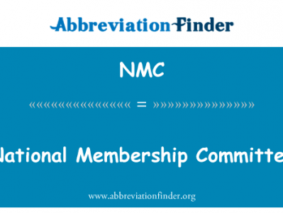国家会员委员会英文定义是National Membership Committee,首字母缩写定义是NMC