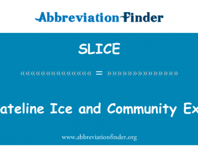 国通冰和社区世博英文定义是Stateline Ice and Community Expo,首字母缩写定义是SLICE
