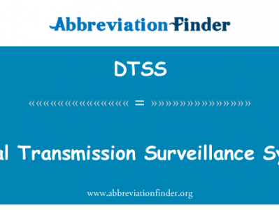 数字传输监控系统英文定义是Digital Transmission Surveillance System,首字母缩写定义是DTSS
