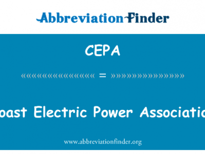 海岸电力协会英文定义是Coast Electric Power Association,首字母缩写定义是CEPA