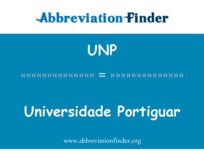 里斯本 Portiguar英文定义是Universidade Portiguar,首字母缩写定义是UNP