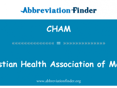 马拉维的基督教健康协会英文定义是Christian Health Association of Malawi,首字母缩写定义是CHAM