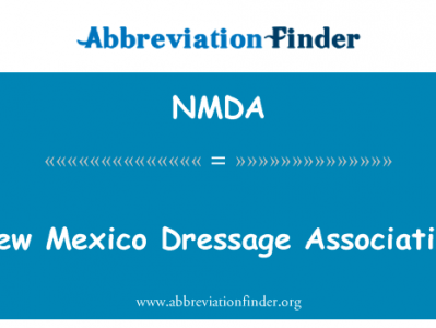 新墨西哥马术协会英文定义是New Mexico Dressage Association,首字母缩写定义是NMDA
