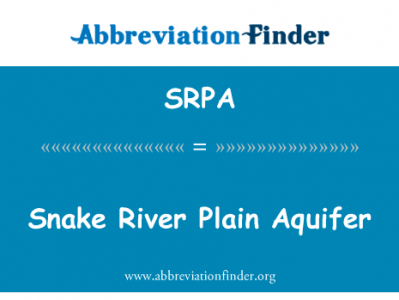 蛇河平原含水层英文定义是Snake River Plain Aquifer,首字母缩写定义是SRPA
