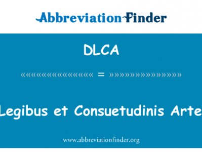 De Legibus et Consuetudinis Artesiae英文定义是De Legibus et Consuetudinis Artesiae,首字母缩写定义是DLCA