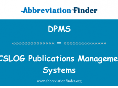 DCSLOG 出版物管理系统英文定义是DCSLOG Publications Management Systems,首字母缩写定义是DPMS