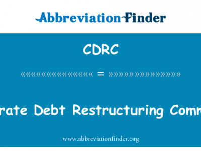 企业债务重组委员会英文定义是Corporate Debt Restructuring Committee,首字母缩写定义是CDRC