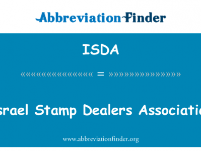 以色列邮票商协会英文定义是Israel Stamp Dealers Association,首字母缩写定义是ISDA