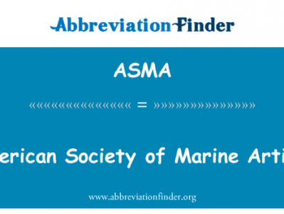 美国社会的海洋的艺术家英文定义是American Society of Marine Artists,首字母缩写定义是ASMA