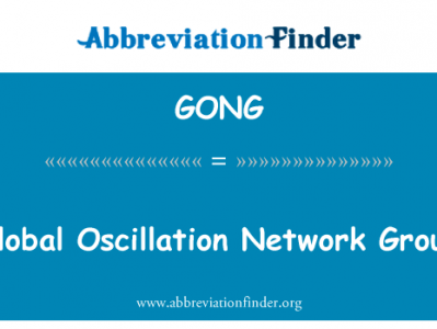 全球振荡网络组英文定义是Global Oscillation Network Group,首字母缩写定义是GONG
