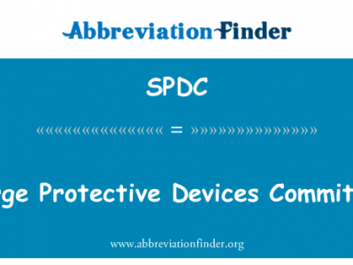 浪涌保护器委员会英文定义是Surge Protective Devices Committee,首字母缩写定义是SPDC